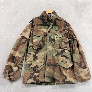 90s Cold Weather Field Coat Men's Medium Camouflage Pattern Military Jacket Nato